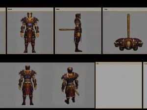 가죽옷 - 원숭이 01 3D 모델