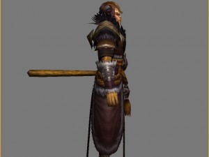 leather suit - monkey 02 3D मॉडल