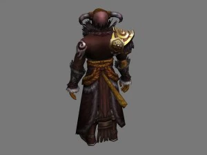 leather suit - monkey 02 3D Model