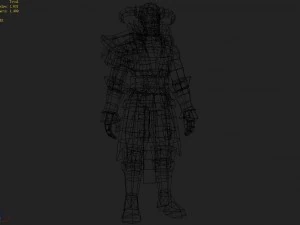 leather suit - monkey 02 3D Model
