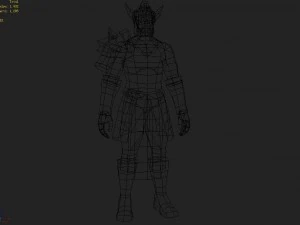 leather suit - monkey 03 3D Model