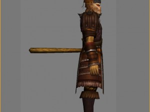 leather suit - monkey 05 3D Model