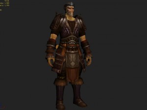leather suit - monkey 05 3D Model