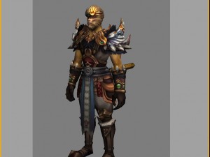 leather suit - monkey 07 3D Modell