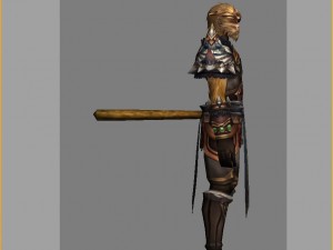 leather suit - monkey 07 3D Modell