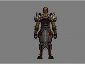 leather suit - monkey 07 3D Modell
