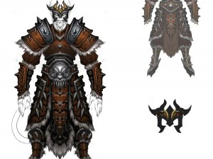 leather suit - monkey 08 3D Model