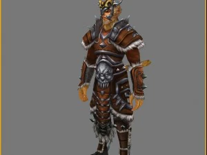 가죽옷 - 원숭이 08 3D 모델