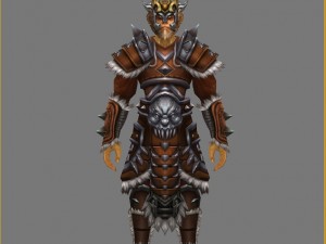 leather suit - monkey 08 3D Model
