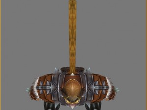 leather suit - monkey 08 3D Model