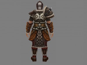 leather suit - male 02 Model 3D