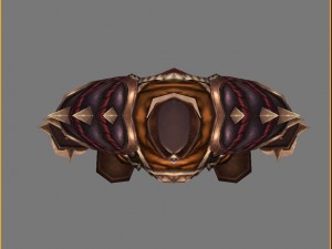 leather suit - male 03 Model 3D