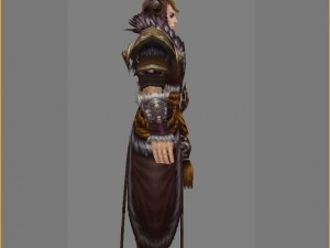 leather suit - male 04 3D Model