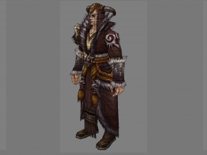 leather suit - male 04 3D Model