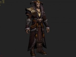 leather suit - male 04 3D Model