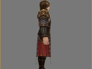 leather suit - male 05 3D Model