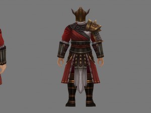 leather suit - male 05 Modello 3D