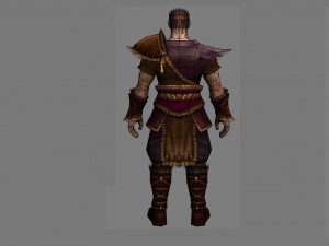 leather suit - male 06 3D Модель