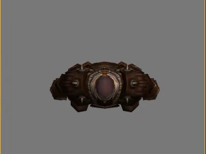 leather suit - male 07 3D Model