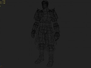 leather suit - male 07 3D Model