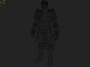 leather suit - male 07 3D Model