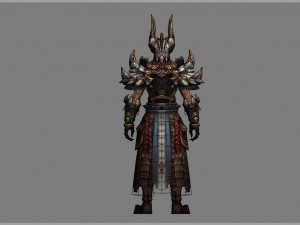leather suit - men 10 Modèle 3D