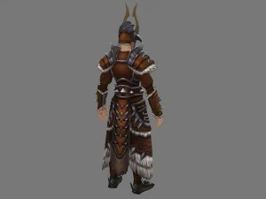 leather suit - male 11 3D Model