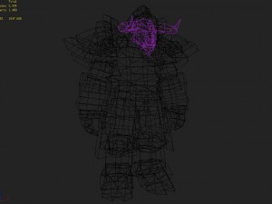 leather suit - cow magic 09 3D Модель