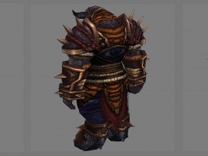 leather suit - cow 02 3D Model