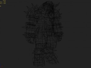 leather suit - cow 02 3D Model