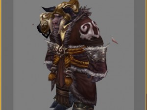 leather suit - cowman 03 3D Модель