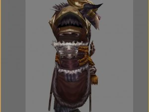 leather suit - cowman 03 3D Model