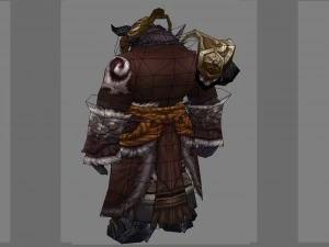 leather suit - cowman 03 3D Model