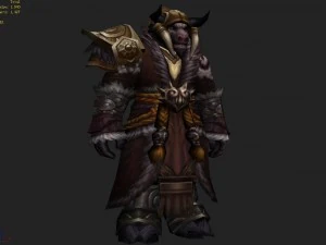 leather suit - cowman 03 3D Model