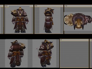 leather suit - cowman 03 3D Модель