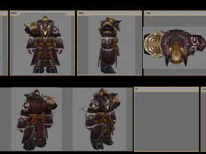 leather suit - cowman 03 3D Model