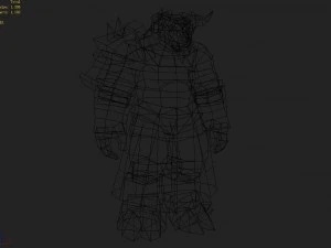leather suit - cowman 04 3D Model