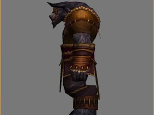 leather suit - cow 05 3D Model
