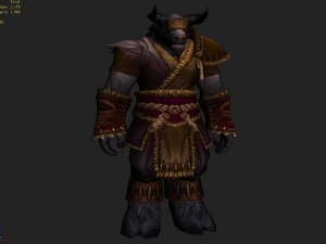 leather suit - cow 05 3D Model