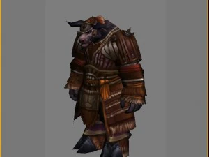 leather suit - cow 07 3D Model