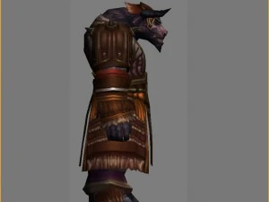 leather suit - cow 07 3D Model