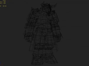 leather suit - cow 07 3D Model
