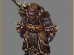 terno de couro - cowman 09 Modelo 3D