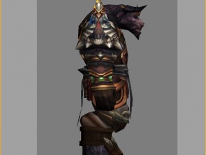 leather suit - cowman 10 Model 3D