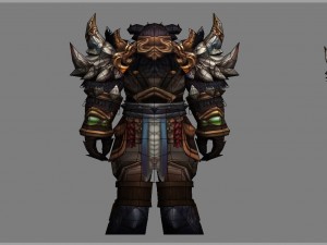 leather suit - cowman 10 Model 3D