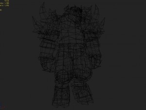 leather suit - cowman 10 Model 3D
