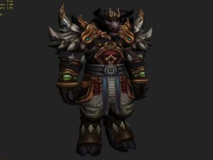 leather suit - cowman 10 3D Model