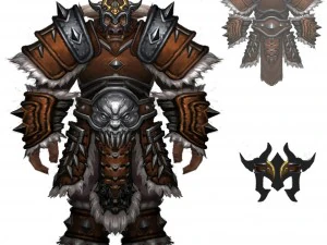 terno de couro - homem vaca 11 Modelo 3D