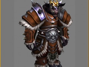 leather suit - cow man 11 3D Model