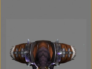 leather suit - cow man 11 3D Model